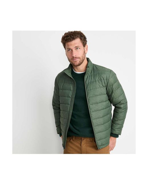 Lands' End Green Wanderweight Packable Down Jacket for men