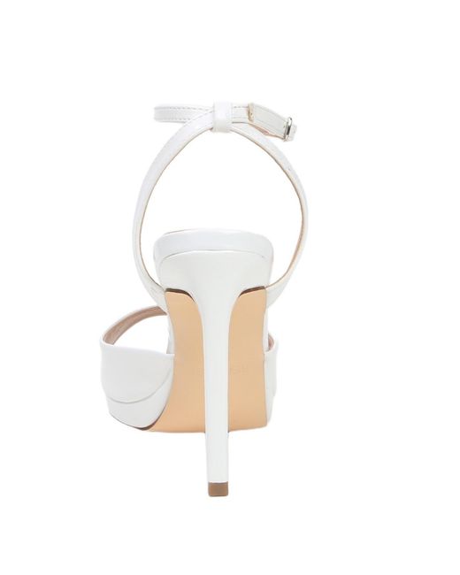 BERNESS White Hina Platform Sandals