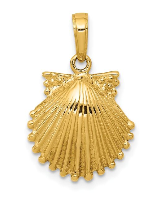 Macy's Metallic Scallop Shell Pendant