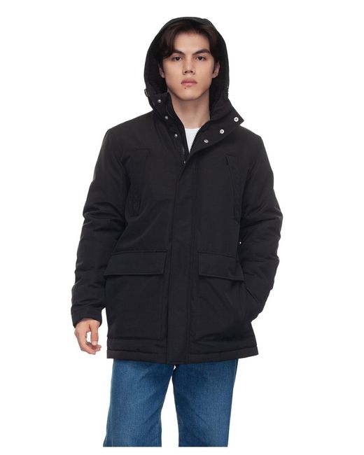 Rokka&Rolla Black Ultimate Winter Parka for men