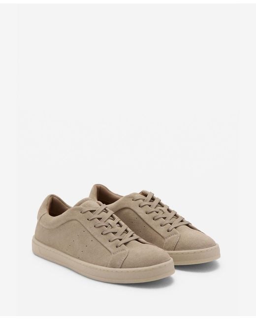 Mango Natural Suede Trainers for men