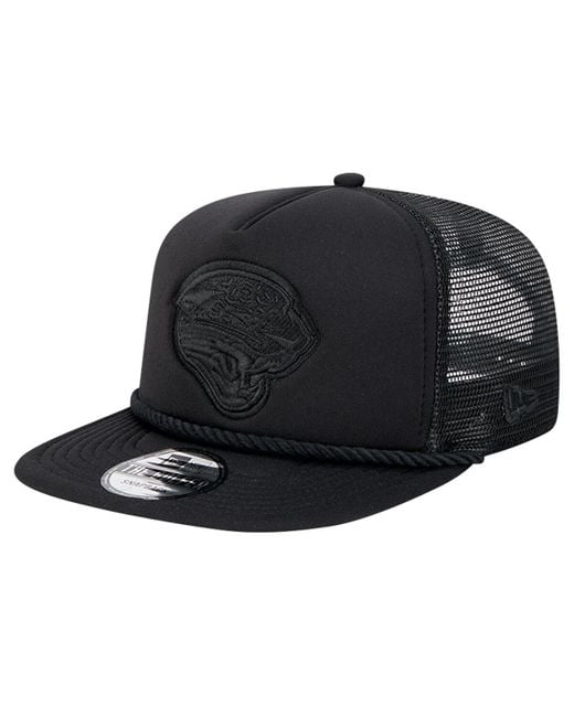KTZ Black Â Jacksonville Jaguars Active Tone Golfer Snapback Hat for men