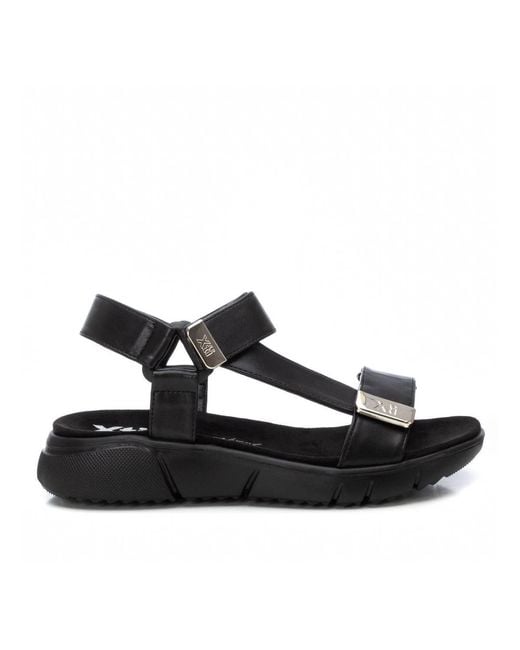 Xti Black Casual Sandals