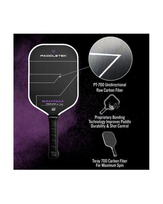 Paddletek Black Bantam Tko-cx 12.7 Pickleball Paddle