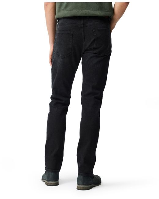 Rodd & Gunn Black Lyell Straight Fit Denim Jeans for men