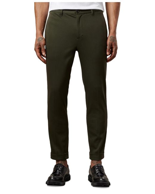 Frank And Oak Black The Flex Tapered-fit 4-way Stretch Chino Pants for men