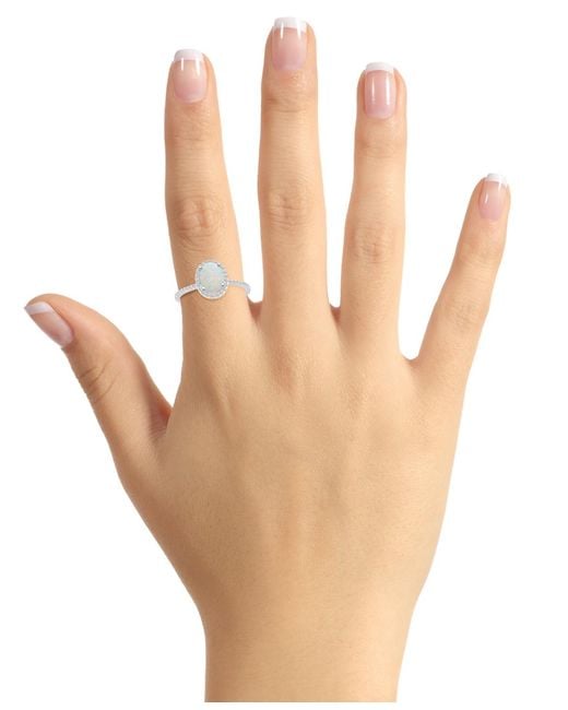 Macy's White Lab-created Ruby (1-1/4 Ct. T.w.