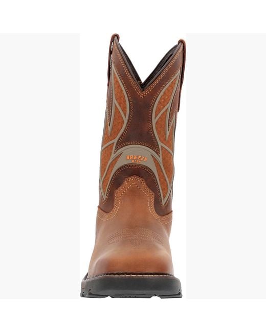 Georgia Boot Brown Carbo-tec Flx Pull-on