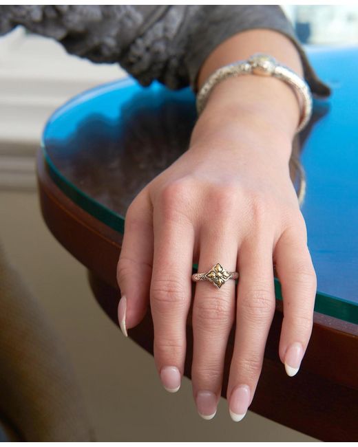 DEVATA White Maple Leaf Ring