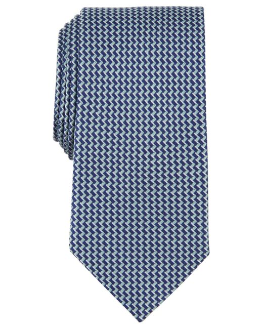 Michael Kors Blue Exeter Mini-pattern Tie for men