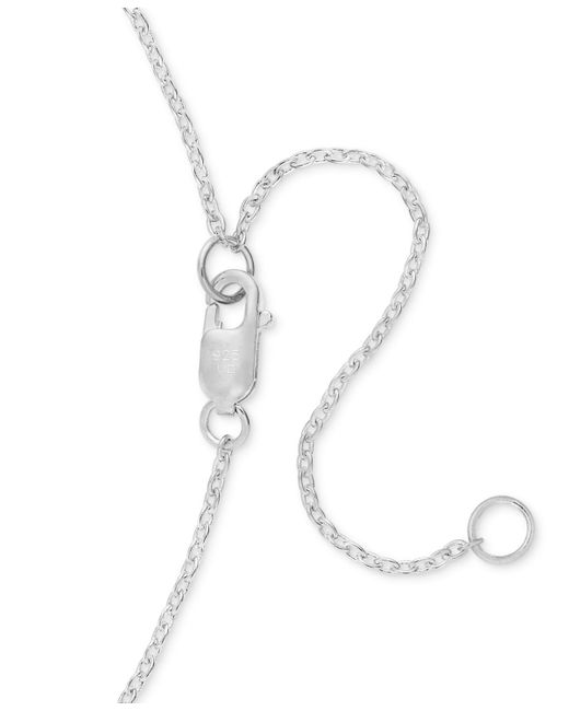 Macy's Metallic Diamond Cross Pendant Necklace (1 Ct. T.w.