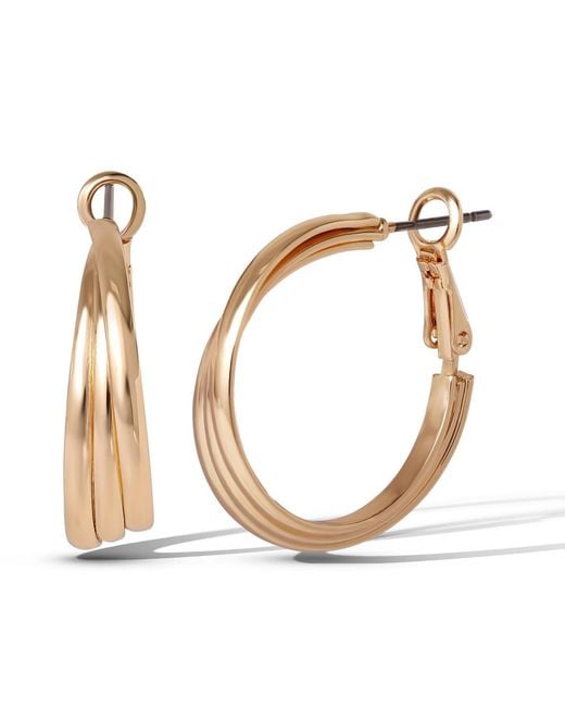 Jessica Simpson Metallic Mixed Shape Earring Set