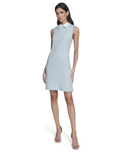 calvin klein petite dresses Womens Color Block Wrap Dress White/Black 6P ** You can find more details by visiting the image link. (Note:Amazon affiliate link) #fashion back zipper provides a secure closure and effortless dressing Tech Knit Allover Monogram Mini
