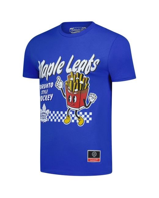Mitchell & Ness Blue Toronto Maple Leaf's Local Food T-shirt for men