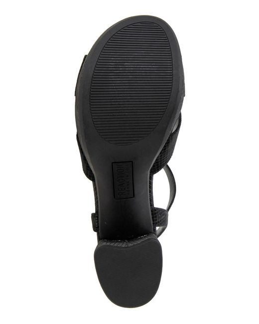 Kenneth Cole Black Reeva Platform Sandals