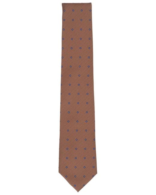 Club Room Brown Landcaster Neat Pattern Tie for men
