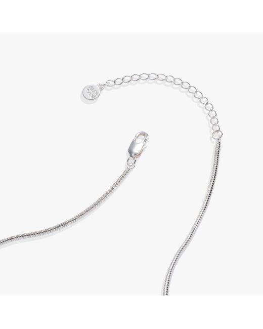 ALEX AND ANI Metallic Magic 8 Ball Slider Charm Necklace