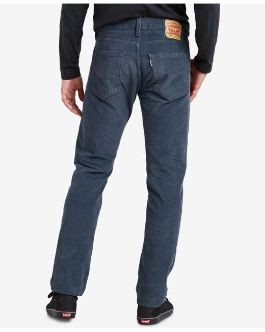 Levi's 502 Regular Tapered Corduroy Pants in Blue for Men | Lyst