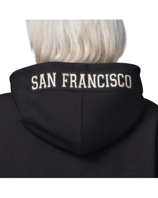 Starter Blue Black San Francisco 49ers 4th Down Full-zip Hoodie