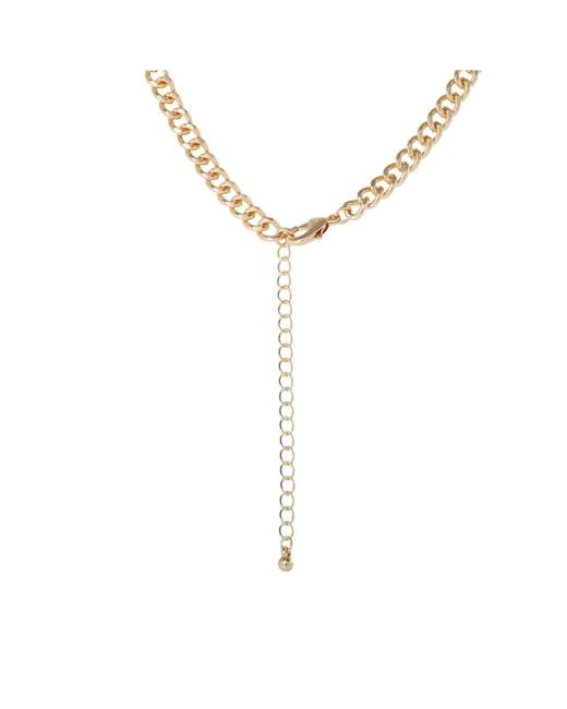 BCBGeneration Metallic Double Layer Multicolor Necklace