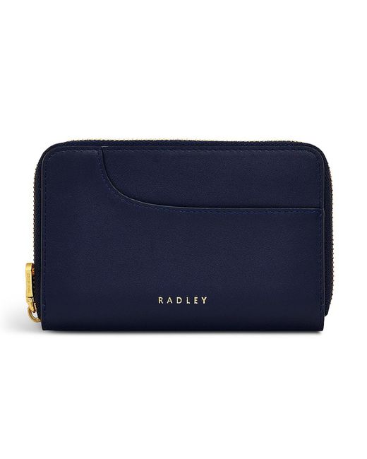 Radley Blue Pockets Zip Around Wallet