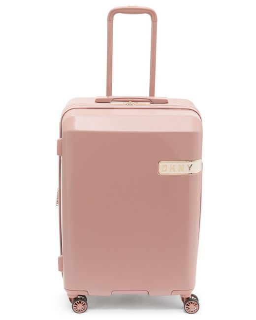 dkny suitcase rose gold