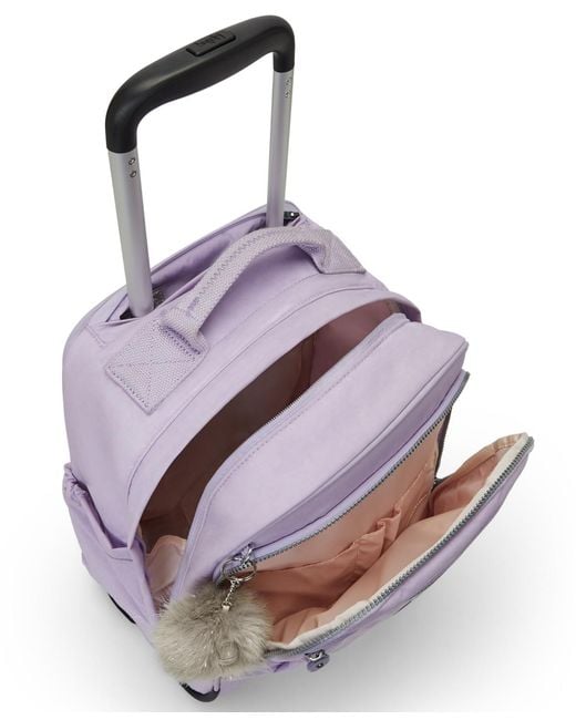 Kipling Purple Gaze Rolling Backpack