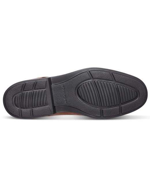 Rockport Brown Charles Road Plain Toe Dress Shoe for men