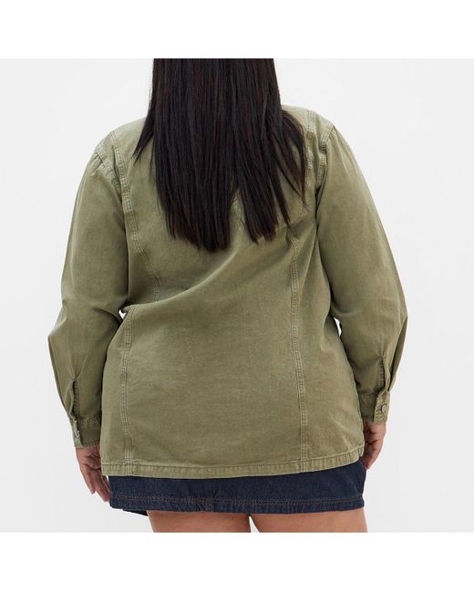 City Chic Green Plus Size Liv Shirt