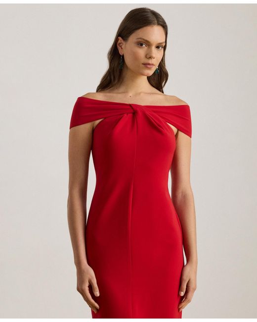Ralph Lauren Red Cocktail Dress
