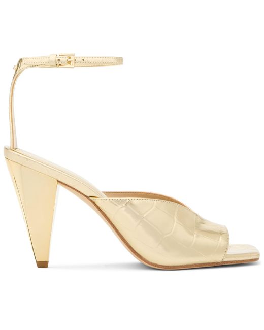 Michael Kors Natural Michael Electra Ankle Strap Dress Sandals