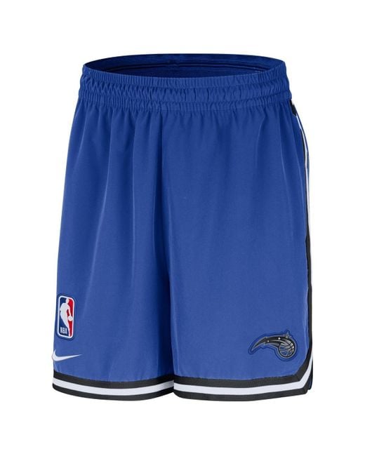 Nike Blue Orlando Magic Authentic Pre-game Woven Performance Shorts for men