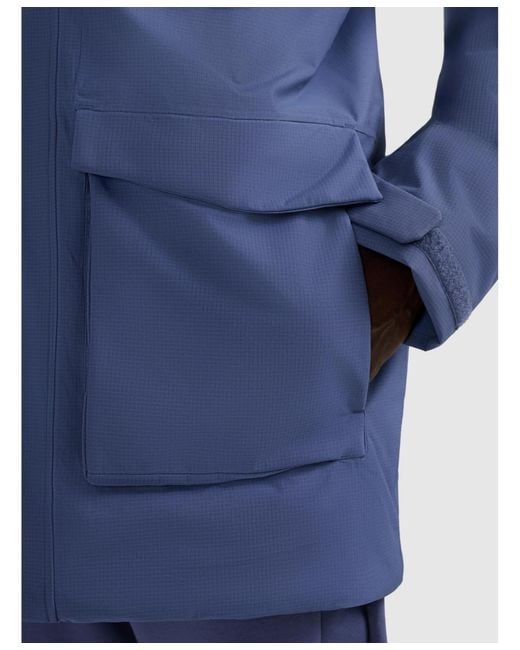 4F Blue Transitional Parka Membrane for men