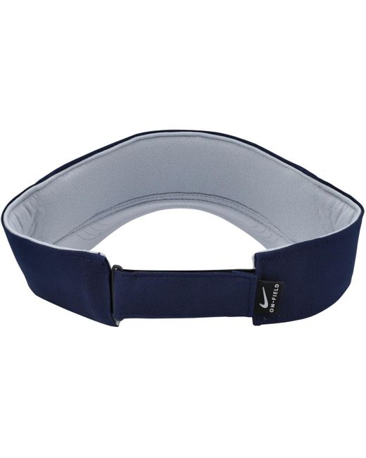 Nike Blue Michigan Wolverines On-field Ace Performance Adjustable Visor for men