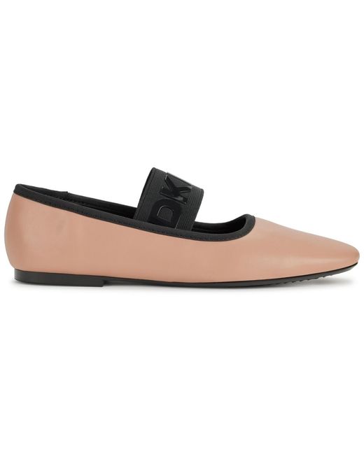 DKNY Black Dace Mary Jane Ballet Flats