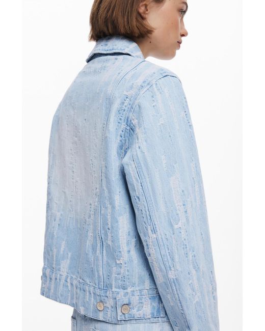 Desigual Blue Denim Jacket