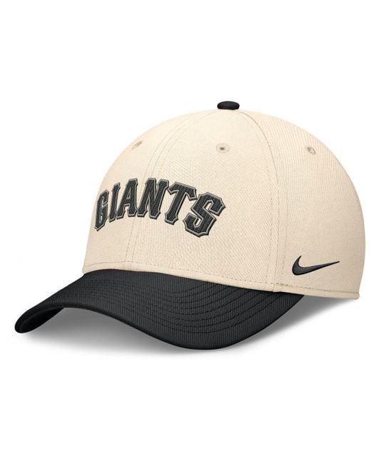 Nike Natural/black San Francisco Giants Statement Rise Performance Flex Hat for men