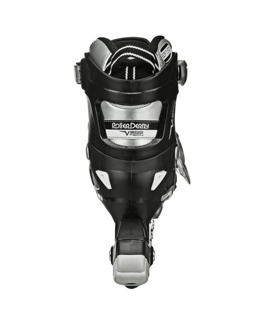 Roller Derby Black V-tech 500 Inline Skates Large (6-9)