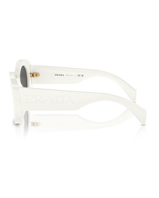 Prada Black Oval Sunglasses