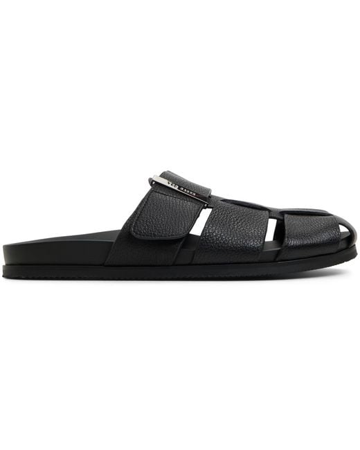 Ted Baker Black Brixham Slip On Sandals for men