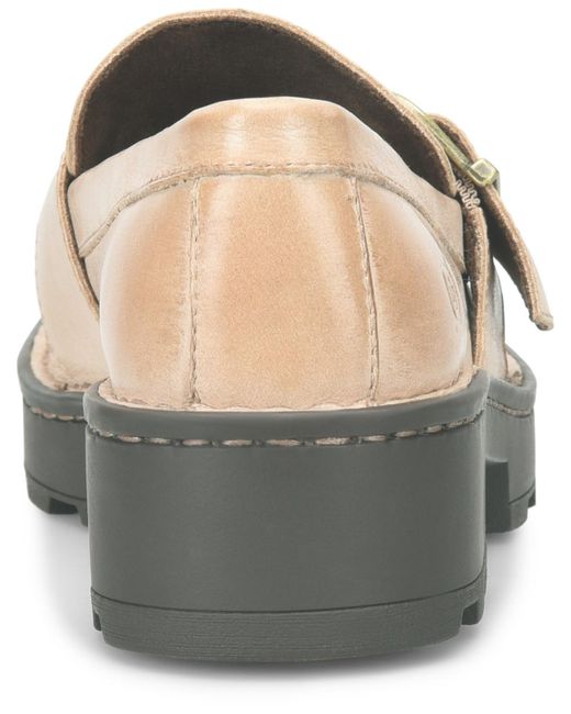 Born White Contessa Round Toe Loafer