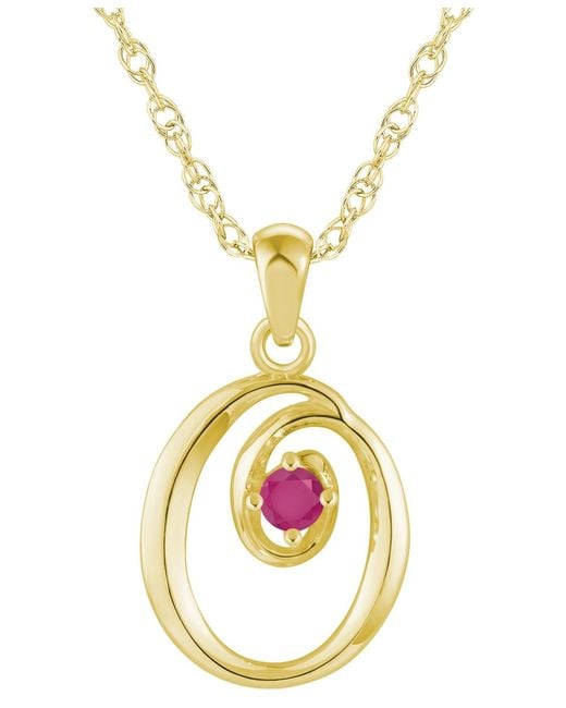 Macy's Metallic Ruby (1/6 Ct. T.w.