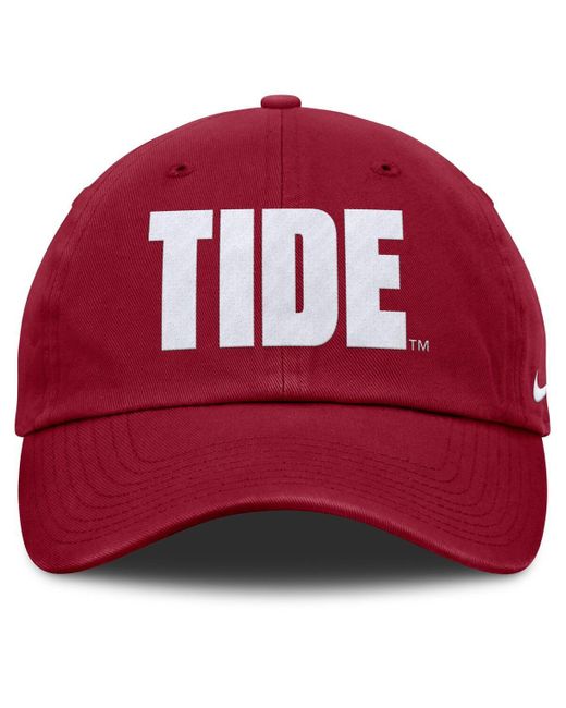 Nike Red And Alabama Tide Local Club Adjustable Hat