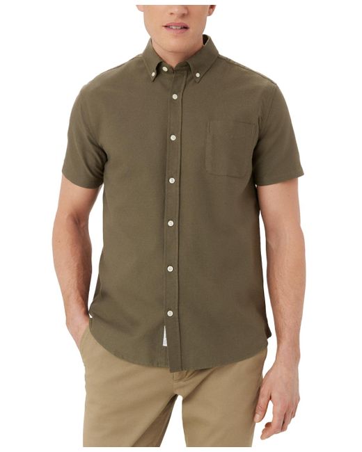 Frank And Oak Green Jasper Regular-fit Button-down Oxford Shirt for men