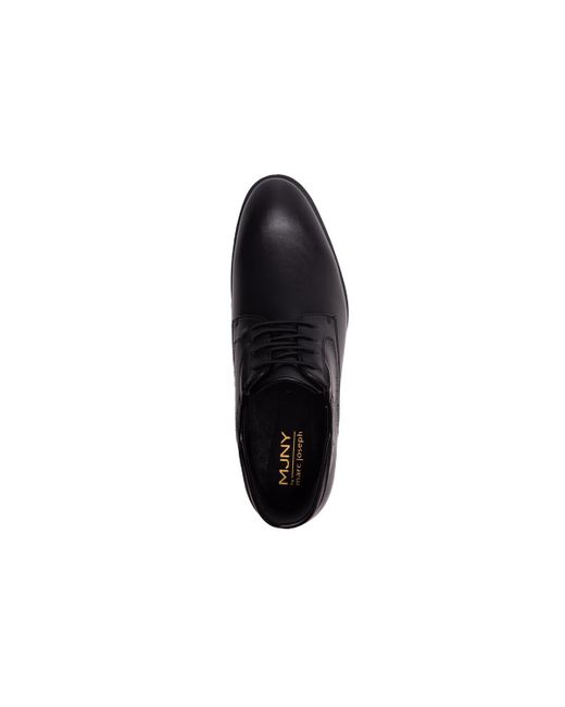 Marc Joseph New York Black State Street Hands-free Slip On Technology Plain Toe Dress Oxfords for men