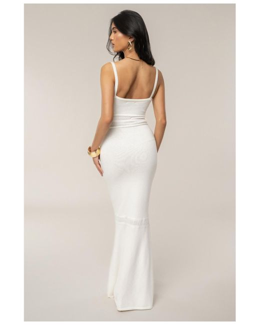 JLUXLABEL Natural Lumen Knit Maxi Dress