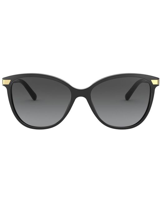Burberry Black Polarized Sunglasses, Be4216 57