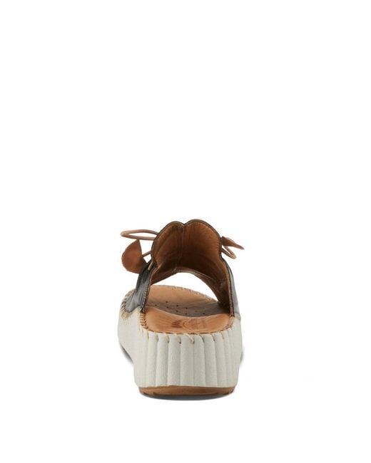 Spring Step Brown Nevelle Slides