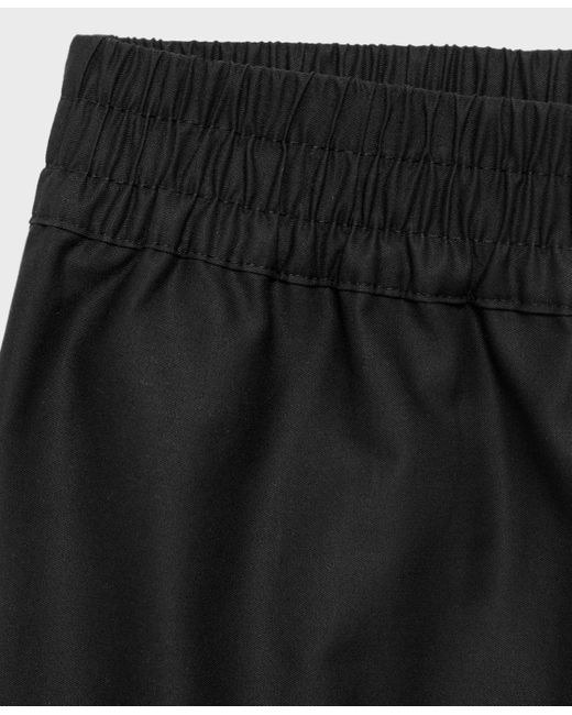 Mango Black Embroidered Satin Shorts