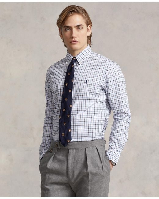 Polo Ralph Lauren Cotton Classic fit Tattersall Twill Shirt in